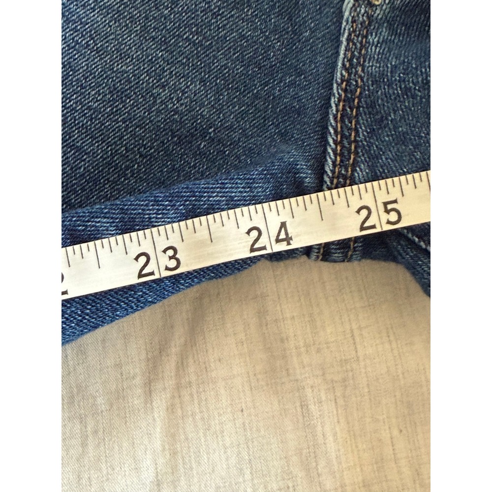 Mother Lil' Hustler Ankle Jeans Womens 30 Cropped Kick Flare High Rise Denim - Picture 9 of 11